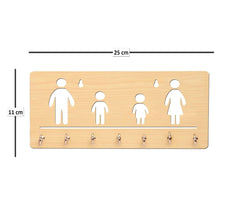 Human Generation Unique Design Wall-Mounted Key Holder for Home Wall