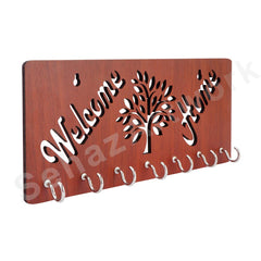 Modern Welcome Home Unique Design Wall-Mounted Key Holder for Home Wall
