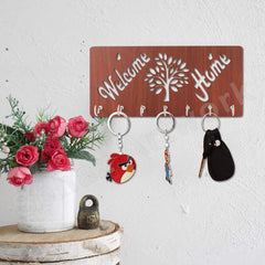 Modern Welcome Home Unique Design Wall-Mounted Key Holder for Home Wall