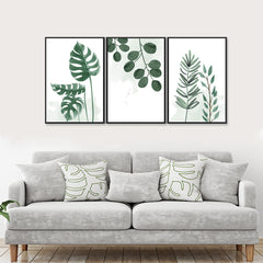 Leaf Art Wall Frame Set of 3