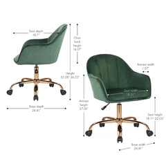 Green Aurora Task Chair