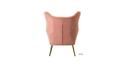 Pink Dawson Accent Chair