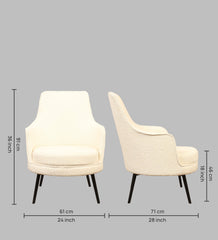 White Bertita Accnet Chair