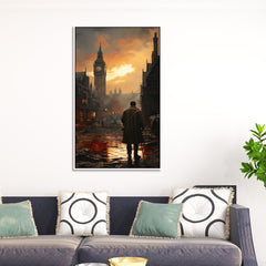 Big Ben in WW1 by Vintage London