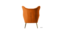 Orange Dawson Accent Chair