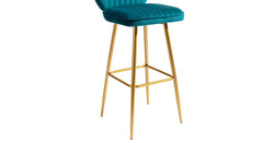 Teal Color Rafael Bar Stool