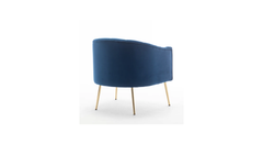 Blue Jella Accent Chair