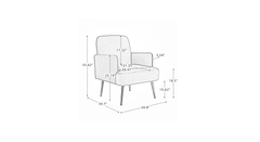 Cream Esme Accent Chair