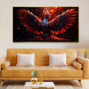 Luminous Phoenix Vaastu Artwork for Home