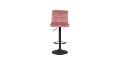 Pink Color Neo Swiel Adjustable Bar Stool