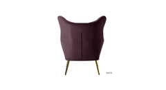 Purple Dawson Accent Chair