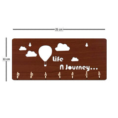 Life A Journey Unique Design Wall-Mounted Key Holder for Home Wall