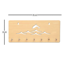 Fish in Water Unique Design Wall-Mounted Key Holder for Home Wall