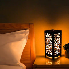 Leaf Cascade Lamp - Nature-Inspired Wooden Light