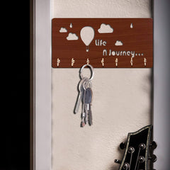 Life A Journey Unique Design Wall-Mounted Key Holder for Home Wall