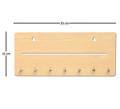 Single Line Unique Design Wall-Mounted Key Holder for Home Wall