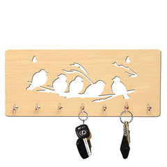 Birds on Branches Unique Design Wall-Mounted Key Holder for Home Wall