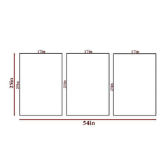 Leaf Art Wall Frame Set of 3