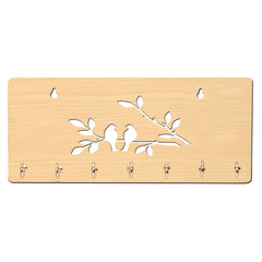 Birlds on Branches Unique Design Wall-Mounted Key Holder for Home Wall