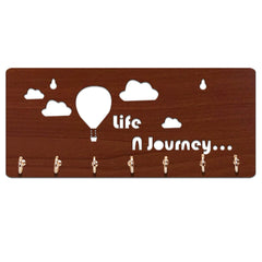 Life A Journey Unique Design Wall-Mounted Key Holder for Home Wall