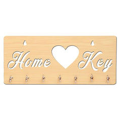 Love with Home Key Text Unique Design Wall-Mounted Key Holder for Home Wall