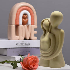 Hugging Couple Statue showpiece Sculptures for Valentine Gifts Home Decor, Valentine's Day, Romantic Figurines