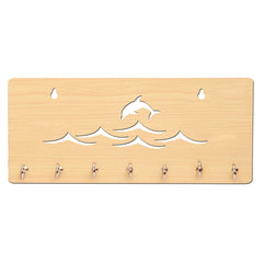 Fish in Water Unique Design Wall-Mounted Key Holder for Home Wall