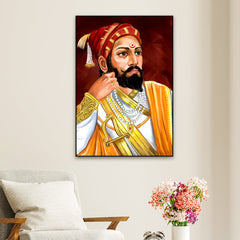 Shivaji Maharaj Canvas Painting for Home