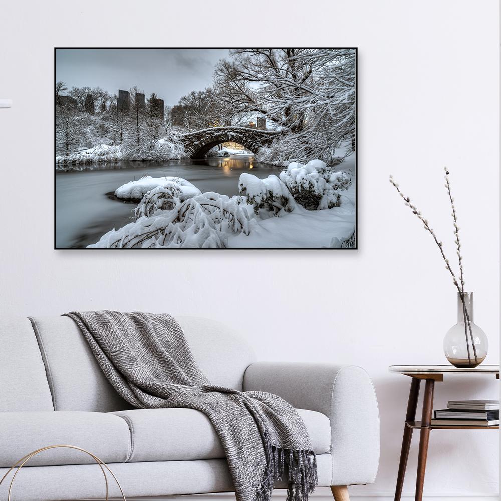 Gapstow Bridge Central Park, New York Framed Wall Art