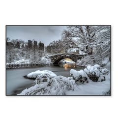 Gapstow Bridge Central Park, New York Framed Wall Art