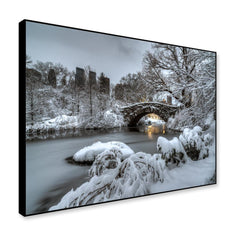 Gapstow Bridge Central Park, New York Framed Wall Art