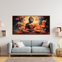 Serene Buddha Canvas Art – Perfect for Meditation Room