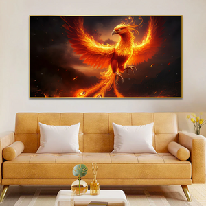 Graceful Phoenix Vaastu Canvas Wall Paintings