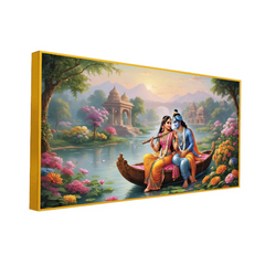 3D Radha Krishna Wall Paintings & Art – An Immersive Divine Experience