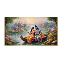 3D Radha Krishna Wall Paintings & Art – An Immersive Divine Experience