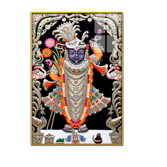 Traditional Shreenath Ji Maharaj Acrylic Wall Art