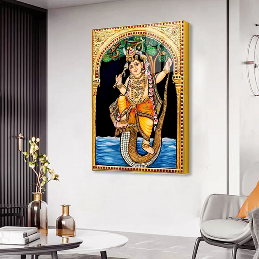 Premium Mystic Vibes Shri Krishna Acrylic Wall Paintings & Art