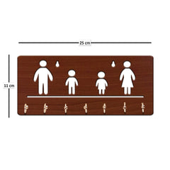 Modern Human Generation Unique Design Wall-Mounted Key Holder for Home Wall