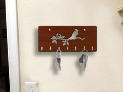 Sitting Birds on Branch Unique Design Wall-Mounted Key Holder for Home Wall