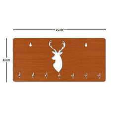 Modern Deer Unique Design Wall-Mounted Key Holder for Home Wall