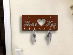 Sweet Heart Home Key Unique Design Wall-Mounted Key Holder for Home Wall