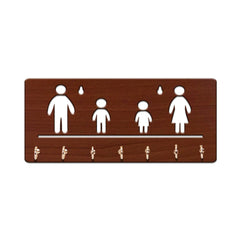 Modern Human Generation Unique Design Wall-Mounted Key Holder for Home Wall