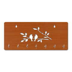 Modern Birds on Branches Unique Design Wall-Mounted Key Holder for Home Wall