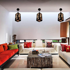The Leaf Arbor Lantern - Wood Hanging Ambient Lighting