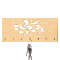 Music Unique Design Wall-Mounted Key Holder for Home Wall