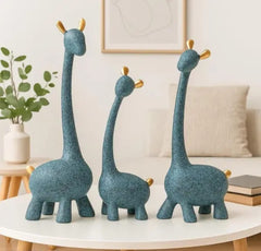Contemporary Animal Figurines Set for Table, Shelf,Home and Console Accents