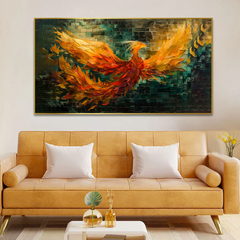 Powerful Phoenix Bird Vaastu Wall Paintings