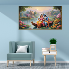 3D Radha Krishna Wall Paintings & Art – An Immersive Divine Experience