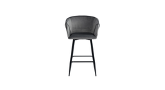 Grey Color Clea Counter Stool