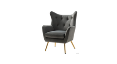 Grey Dawson Accent Chair